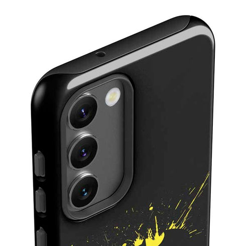 DC Comics Batman Logo Yellow Splash Galaxy S23 Plus Pro Case