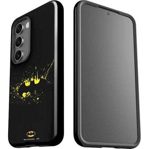 DC Comics Batman Logo Yellow Splash Galaxy S23 Pro Case
