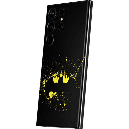 DC Comics Batman Logo Yellow Splash Galaxy S23 Ultra Skin