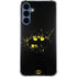 DC Comics Batman Logo Yellow Splash Galaxy S24 Clear Case