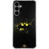 DC Comics Batman Logo Yellow Splash Galaxy S24 Plus Clear Case