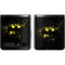 DC Comics Batman Logo Yellow Splash Galaxy Z Flip Skin
