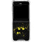DC Comics Batman Logo Yellow Splash Galaxy Z Flip5 5G Clear Case