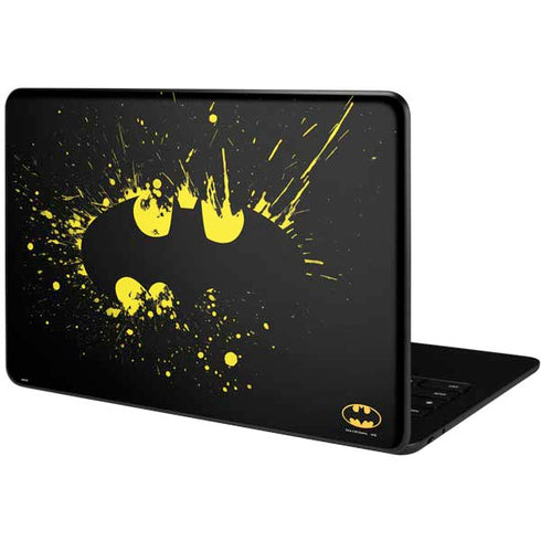 DC Comics Batman Logo Yellow Splash Google Pixelbook Go Skin