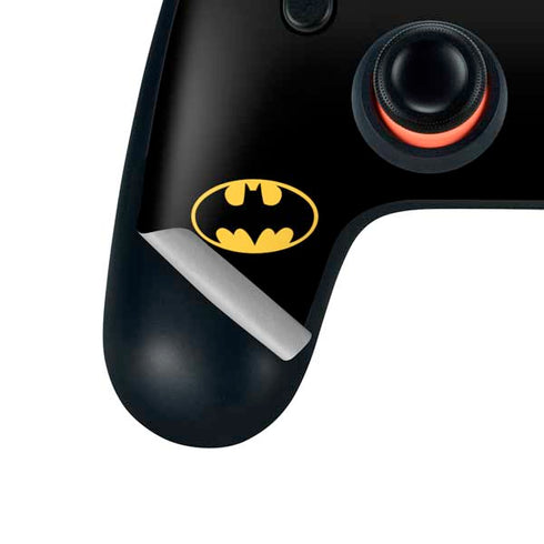 DC Comics Batman Logo Yellow Splash Google Stadia Controller Skin