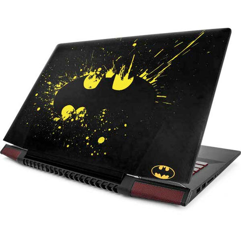 DC Comics Batman Logo Yellow Splash Lenovo IdeaPad Skin