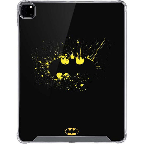 DC Comics Batman Logo Yellow Splash iPad Pro 12.9in (2020) Clear Case