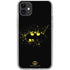 DC Comics Batman Logo Yellow Splash iPhone 11 Clear Case
