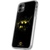 DC Comics Batman Logo Yellow Splash iPhone 11 Clear Case