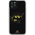 DC Comics Batman Logo Yellow Splash iPhone 11 Pro Clear Case
