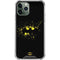 DC Comics Batman Logo Yellow Splash iPhone 11 Pro Max Clear Case