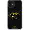 DC Comics Batman Logo Yellow Splash iPhone 12 Clear Case