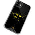 DC Comics Batman Logo Yellow Splash iPhone 12 Clear Case