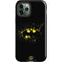 DC Comics Batman Logo Yellow Splash iPhone 12 Pro Impact Case