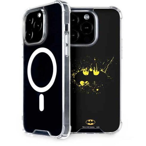 DC Comics Batman Logo Yellow Splash iPhone 13 Pro MagSafe Case