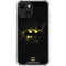 DC Comics Batman Logo Yellow Splash iPhone 14 Clear Case