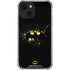 DC Comics Batman Logo Yellow Splash iPhone 14 Clear Case