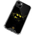 DC Comics Batman Logo Yellow Splash iPhone 14 Clear Case