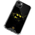 DC Comics Batman Logo Yellow Splash iPhone 14 Plus Clear Case