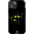 DC Comics Batman Logo Yellow Splash iPhone 15 Impact Case