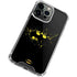 DC Comics Batman Logo Yellow Splash iPhone 14 Pro Max Clear Case