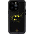 DC Comics Batman Logo Yellow Splash iPhone 14 Pro Waterproof Case