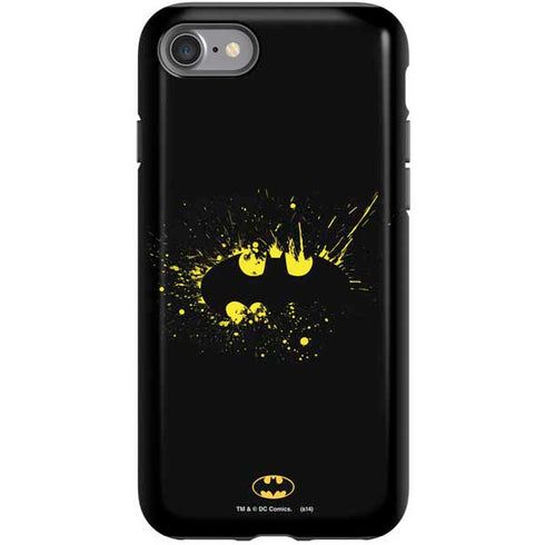 DC Comics Batman Logo Yellow Splash iPhone SE (2nd & 3rd Gen) Pro Case
