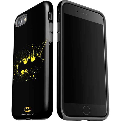 DC Comics Batman Logo Yellow Splash iPhone SE (2nd & 3rd Gen) Pro Case
