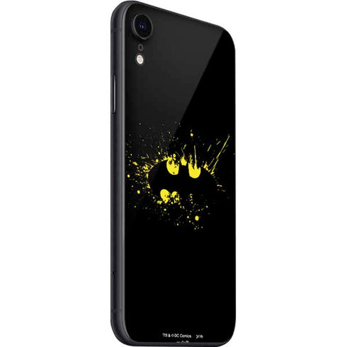 DC Comics Batman Logo Yellow Splash iPhone SE (2nd & 3rd Gen) Skin
