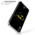 DC Comics Batman Logo Yellow Splash iPhone XR Clear Case