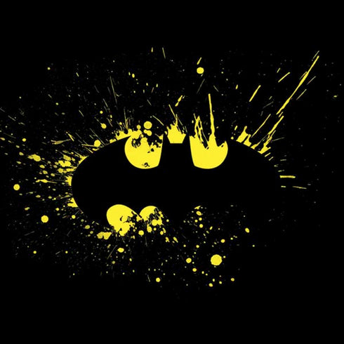 DC Comics Batman Logo Yellow Splash iPhone XS Skin