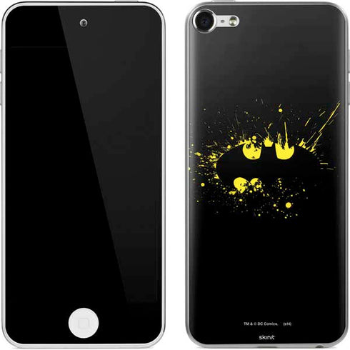 DC Comics Batman Logo Yellow Splash Apple iPod Skin
