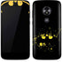 DC Comics Batman Logo Yellow Splash Moto E5 Play Skin