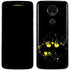 DC Comics Batman Logo Yellow Splash Moto E5 Plus Skin