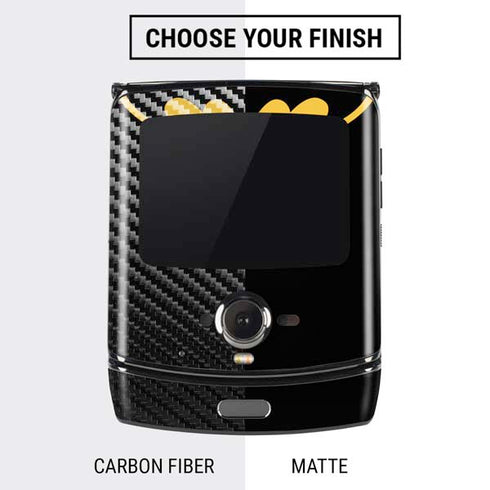 DC Comics Batman Logo Yellow Splash Motorola RAZR Skin