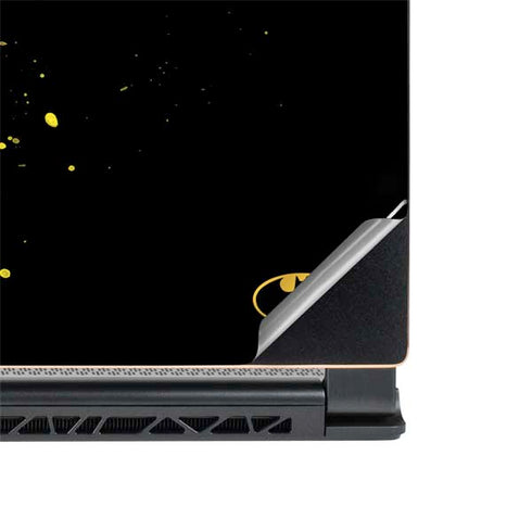 DC Comics Batman Logo Yellow Splash MSI GS65 Stealth Laptop Skin