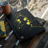 DC Comics Batman Logo Yellow Splash MSI GS65 Stealth Laptop Skin