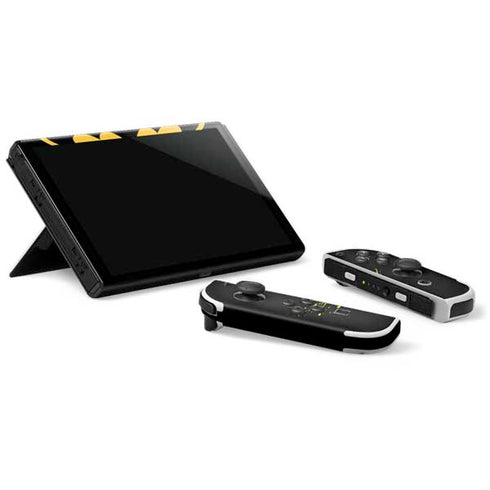 DC Comics Batman Logo Yellow Splash Nintendo Switch OLED (2021) Skin