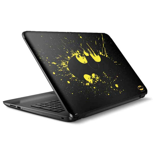 DC Comics Batman Logo Yellow Splash HP Notebook Skin