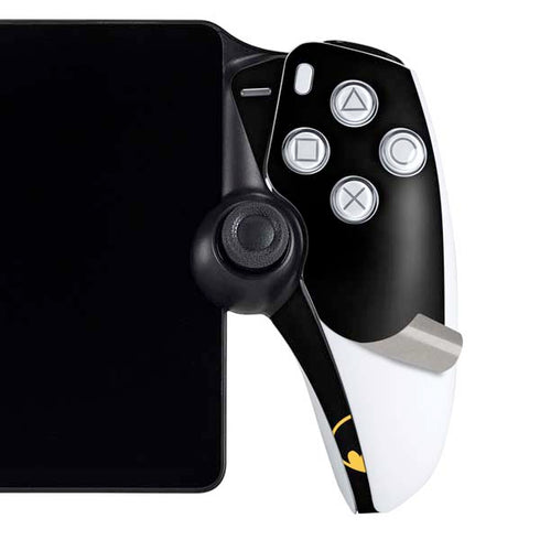 DC Comics Batman Logo Yellow Splash PlayStation Portal Remote Player Skin