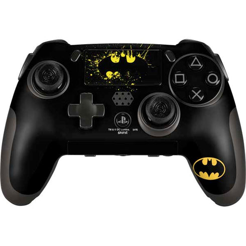 DC Comics Batman Logo Yellow Splash PlayStation Scuf Vantage 2 Controller Skin