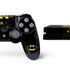 DC Comics Batman Logo Yellow Splash PS4 Console and Controller Bundle Skin