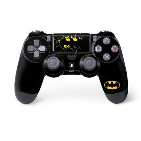 DC Comics Batman Logo Yellow Splash PS4 Controller Skin