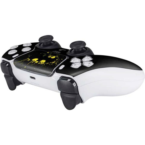 DC Comics Batman Logo Yellow Splash PS5 Controller Skin
