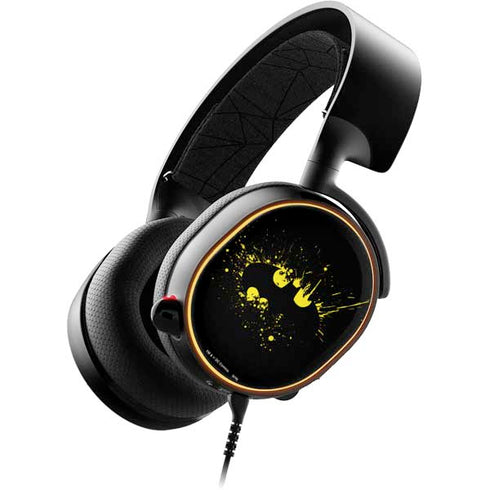 DC Comics Batman Logo Yellow Splash SteelSeries Arctis 5 Skin