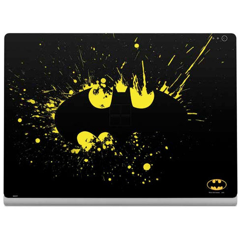 DC Comics Batman Logo Yellow Splash Surface Book 2 15in Skin
