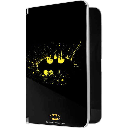 DC Comics Batman Logo Yellow Splash Surface Duo Skin