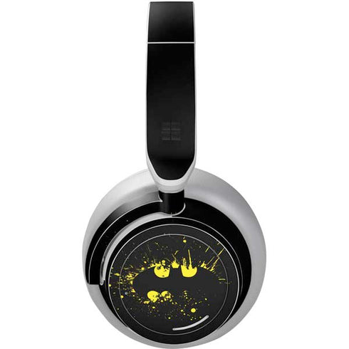 DC Comics Batman Logo Yellow Splash Surface Headphones Skin