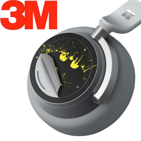 DC Comics Batman Logo Yellow Splash Surface Headphones Skin