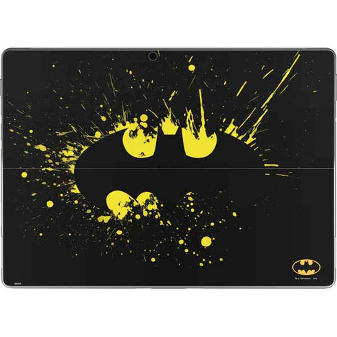 DC Comics Batman Logo Yellow Splash Surface Pro 8 Skin